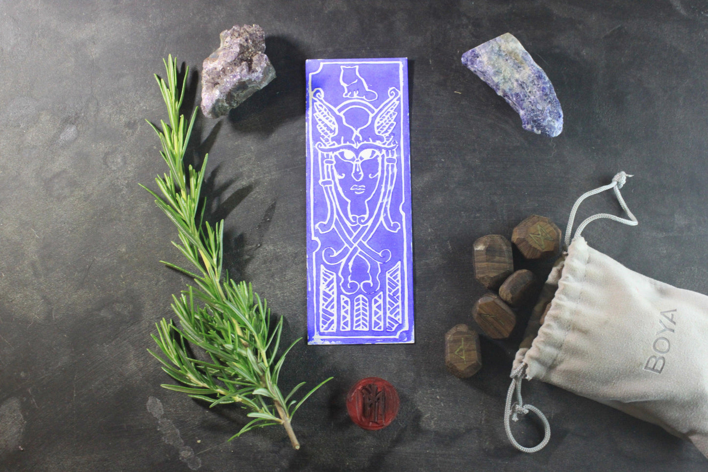 Marque-page Freyja – Collection Divinités - ScarletWolf