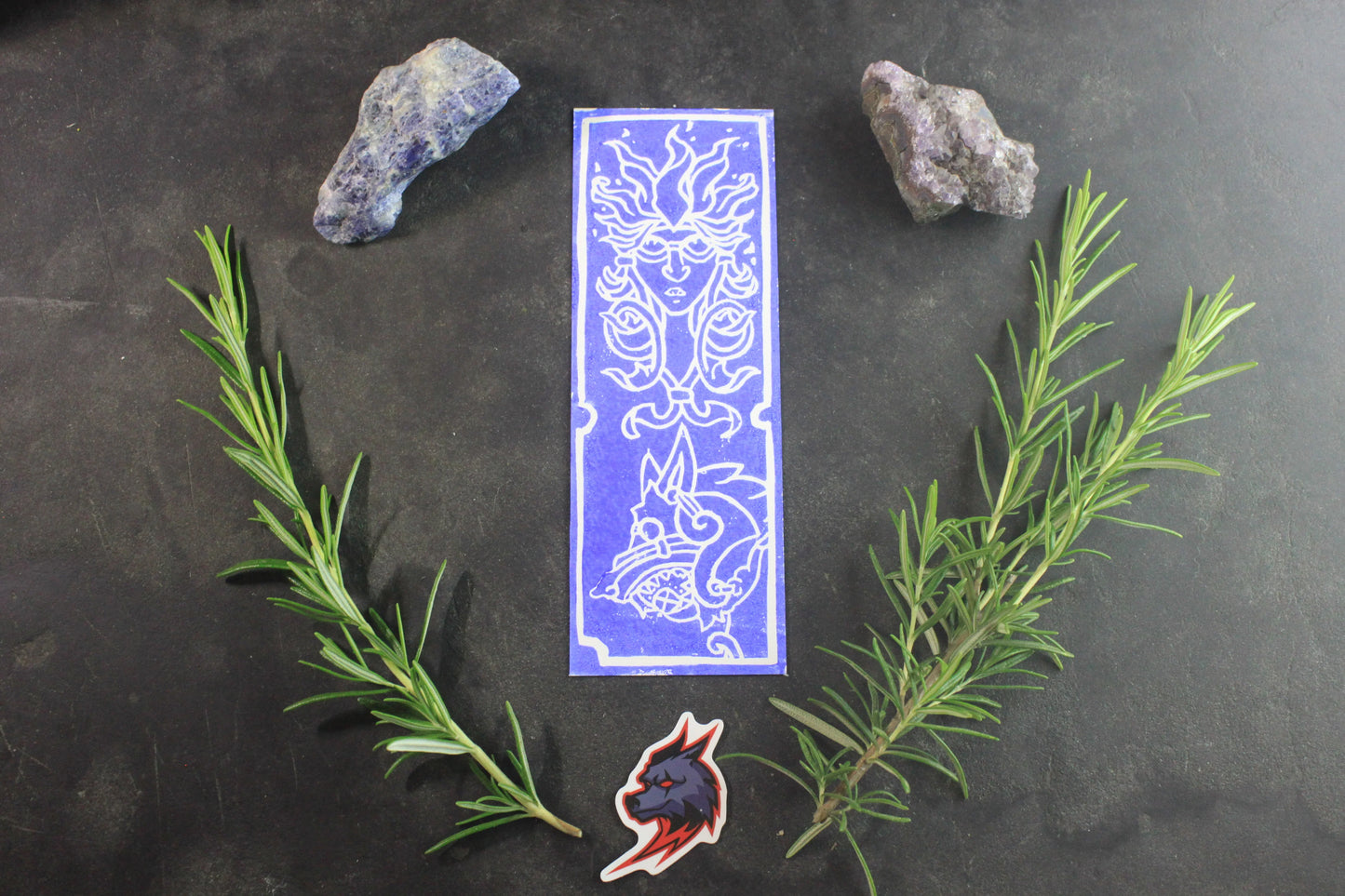 Marque-page Sol - collection divinités - ScarletWolf