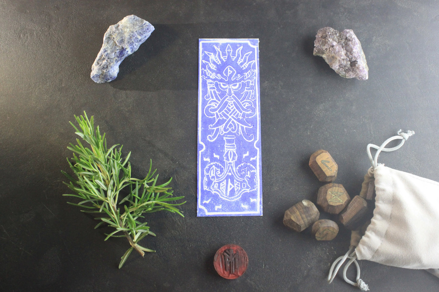 Marque-page Thor - collection divinités - ScarletWolf