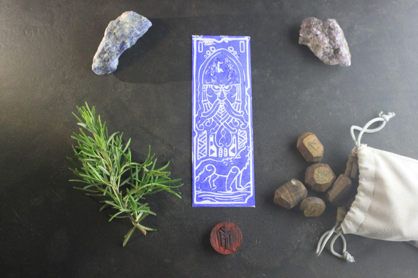 Marque-page Vidar – Collection Divinités - ScarletWolf