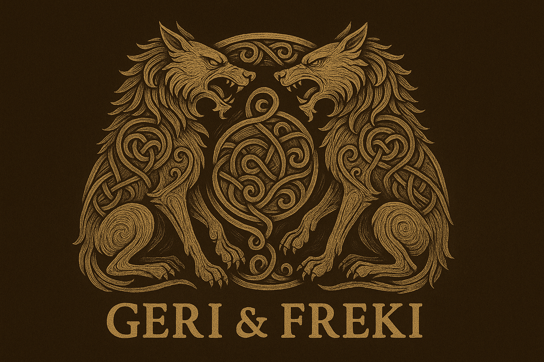 Geri &amp; Freki : Les Loups Sacrés d'Odin, Leur Symbolisme et Leur Rôle Mythique - ScarletWolf