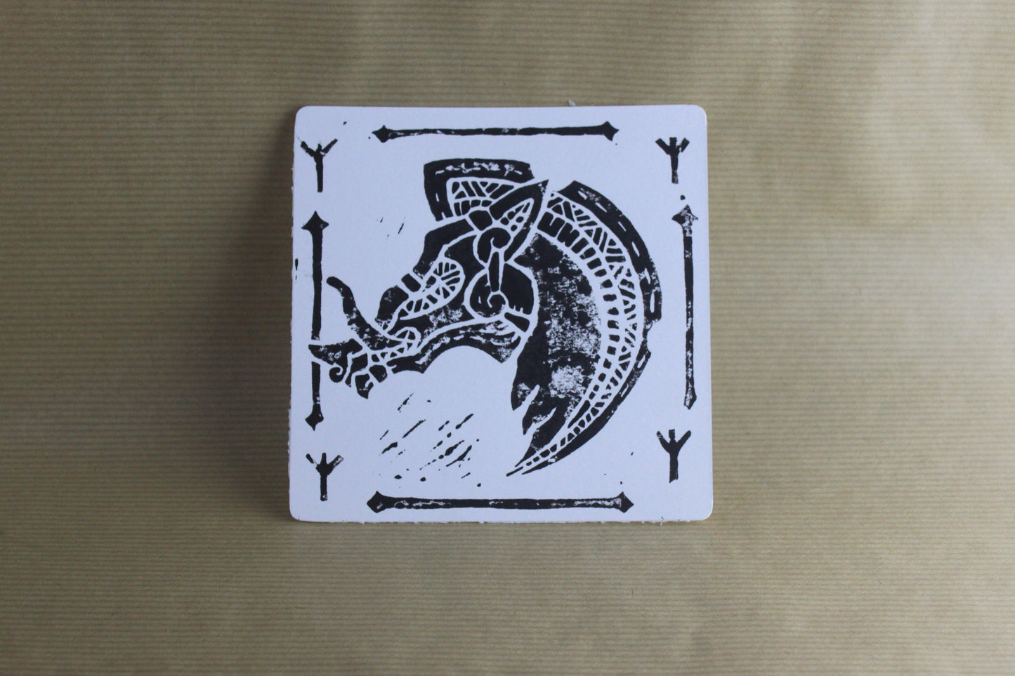 Hildisvíni – Sanglier sacré de Freyja (tirage numéroté et signé) - ScarletWolf