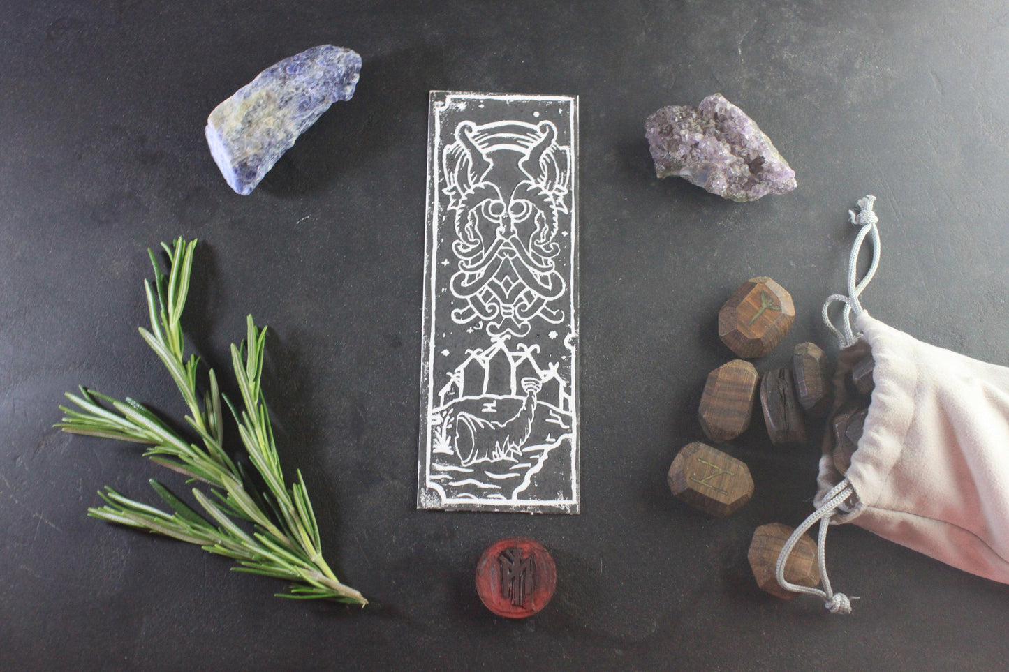 Marque-page Heimdall - collection divinités - ScarletWolf