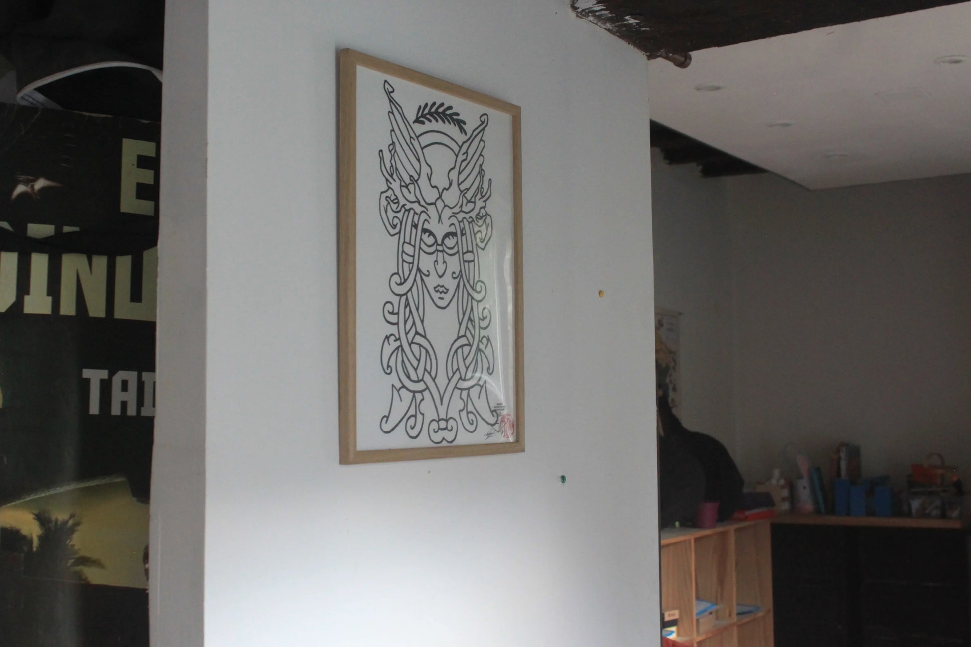 Affiche "Eir – Déesse de la Guérison" | Pièce Unique d'Art Nordique par Scarlet Wolf - ScarletWolf