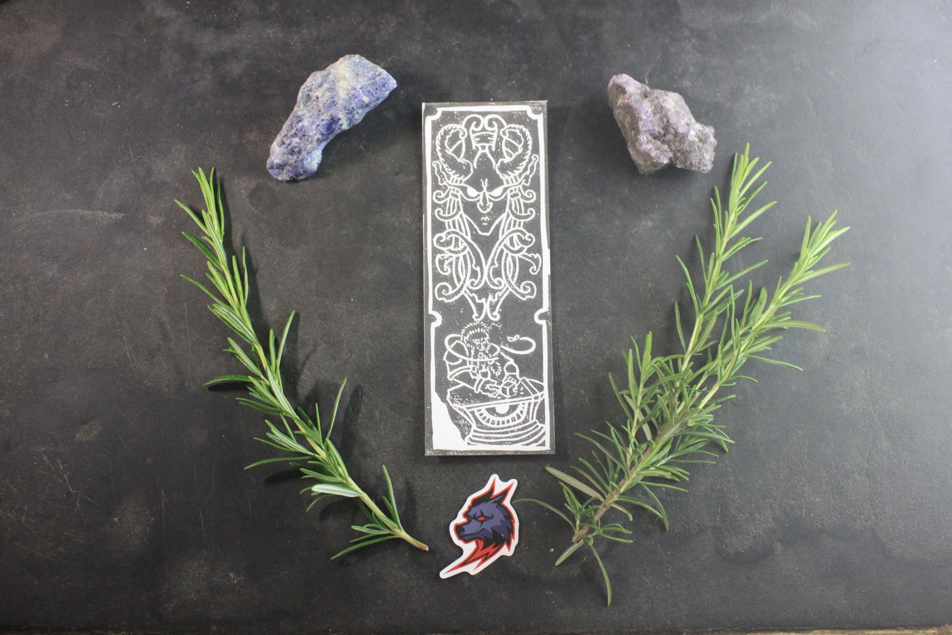 Marque-page Loki - collection divinités - ScarletWolf