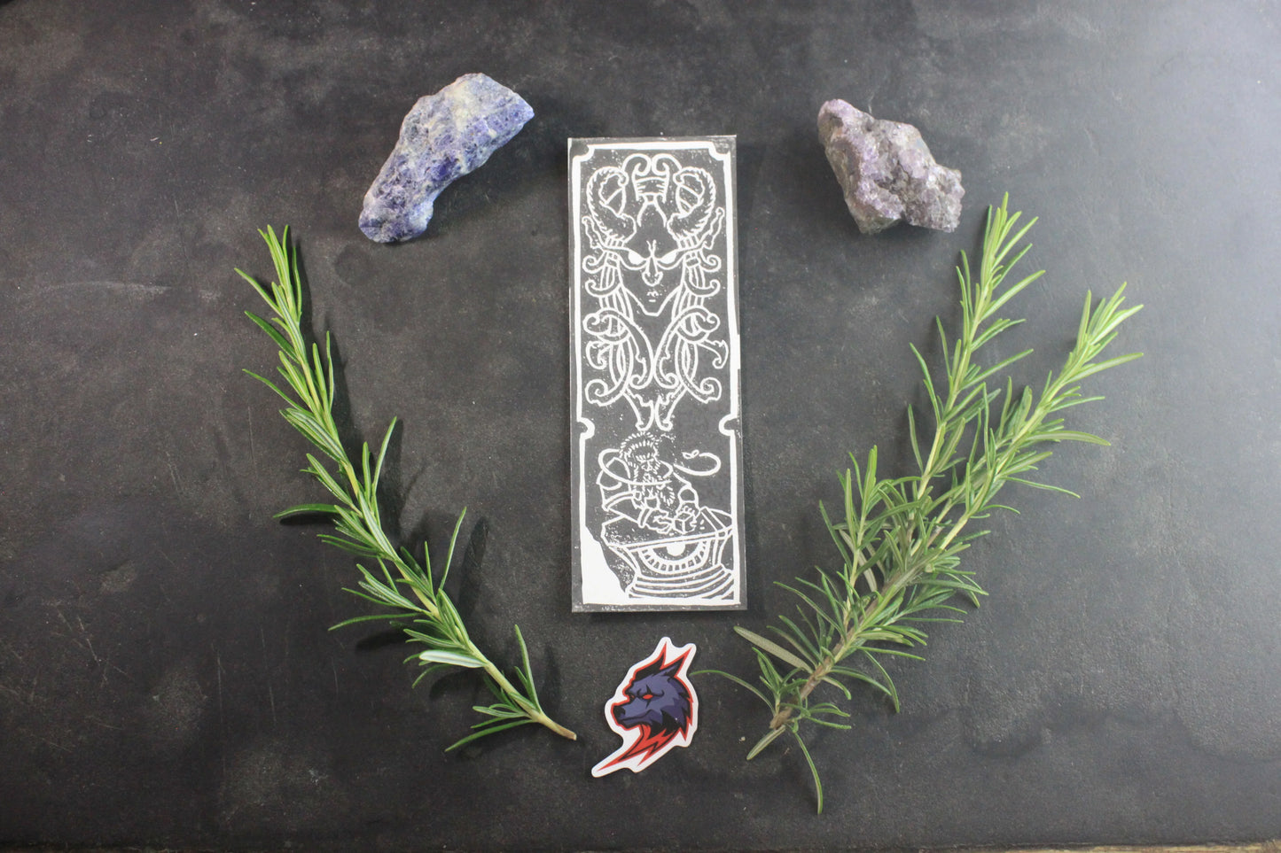 Marque-page Loki - collection divinités - ScarletWolf