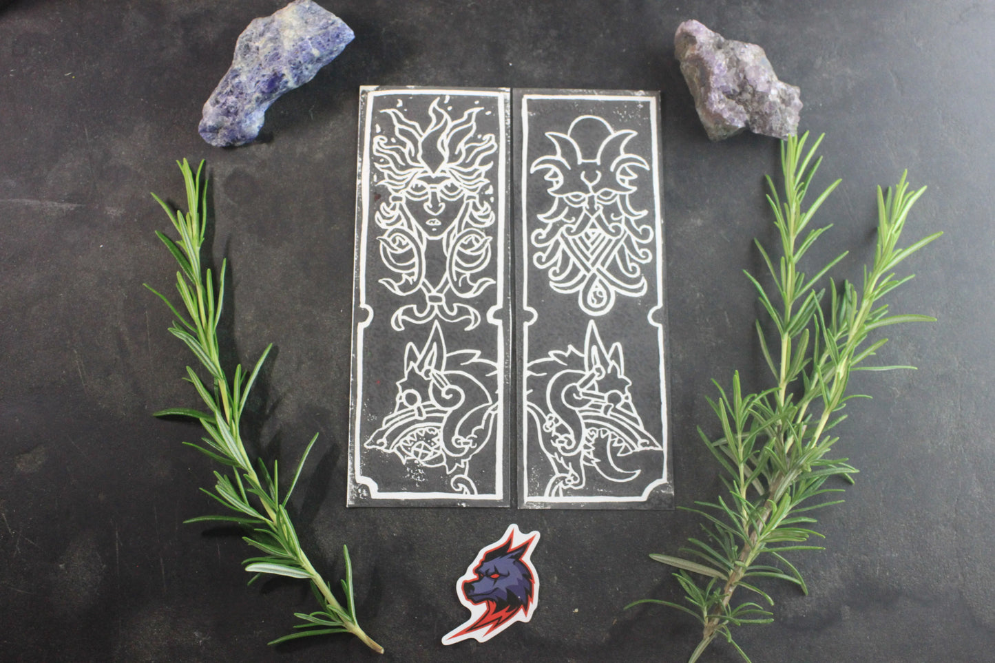 Duo Sol & Mani – Le Cycle Sacré - collection divinité - ScarletWolf