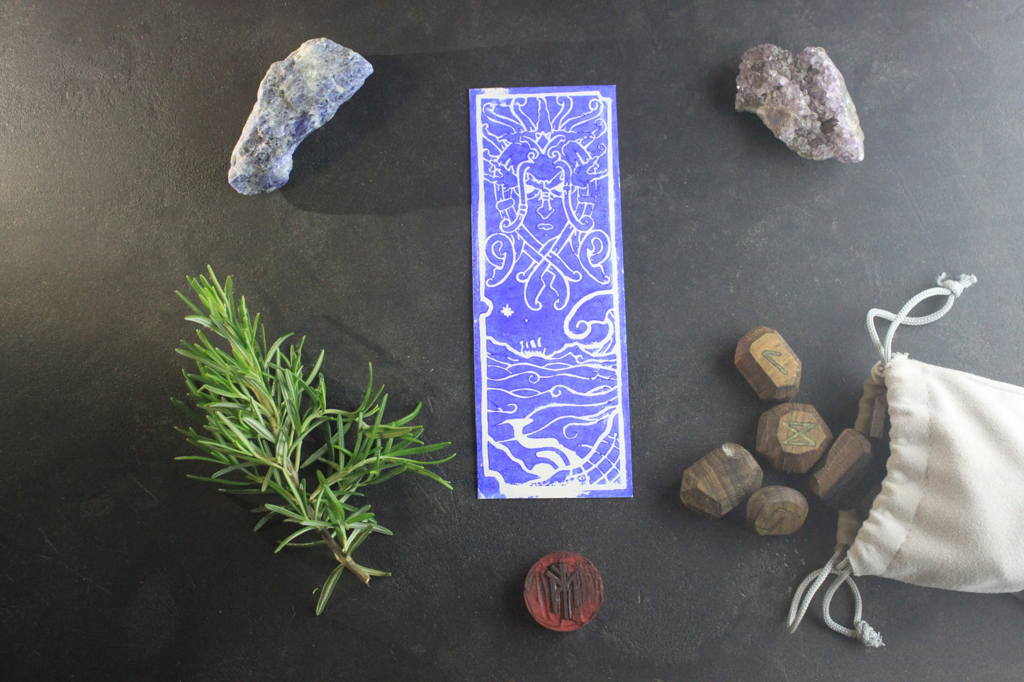 Marque-page Rán - Collection Divinités - ScarletWolf