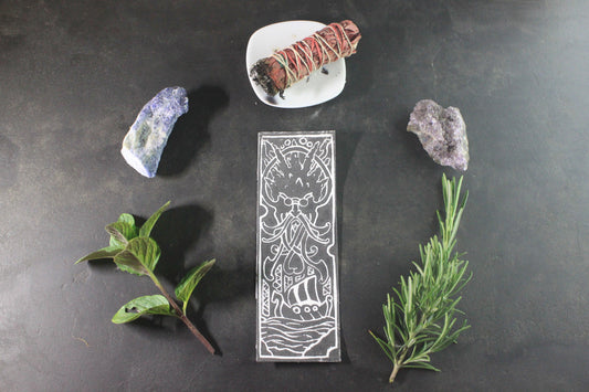 Marque-page Njord - collection Divinité - ScarletWolf