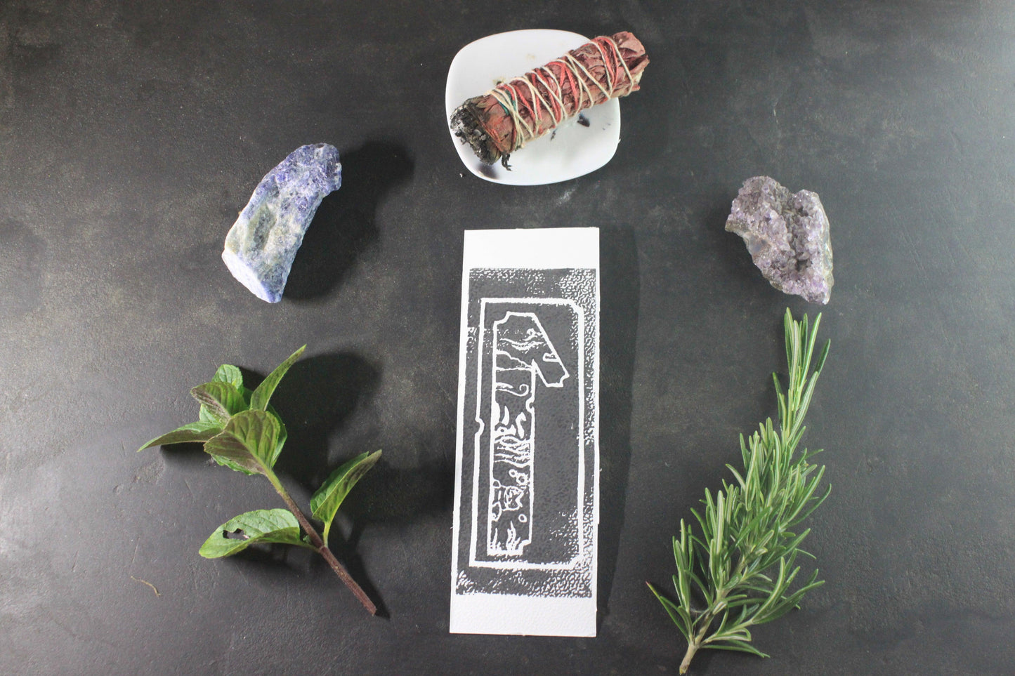 Marque-page Njord - collection Divinité - ScarletWolf